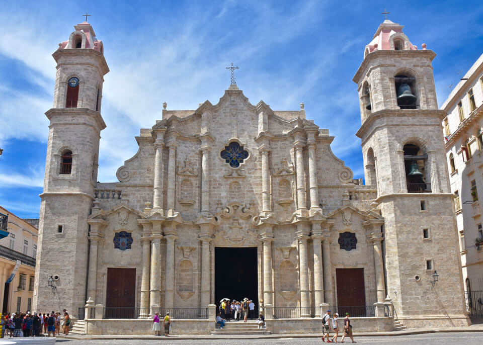 The Cathedral of the Virgin Maria in Havana