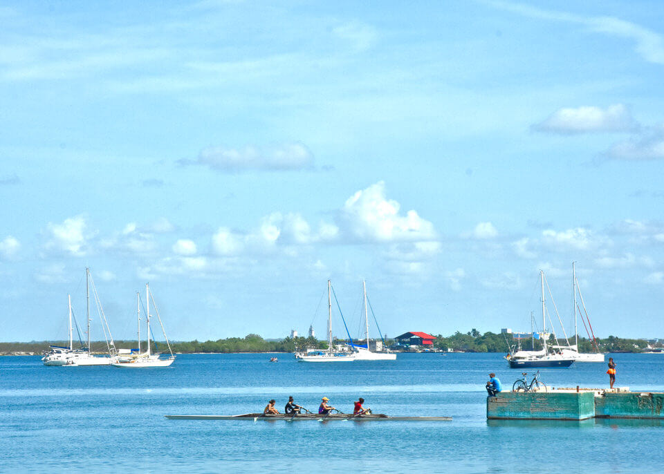 Rowing in Cienfuegos