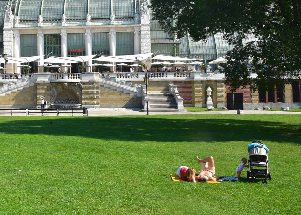 A central park in Vienna