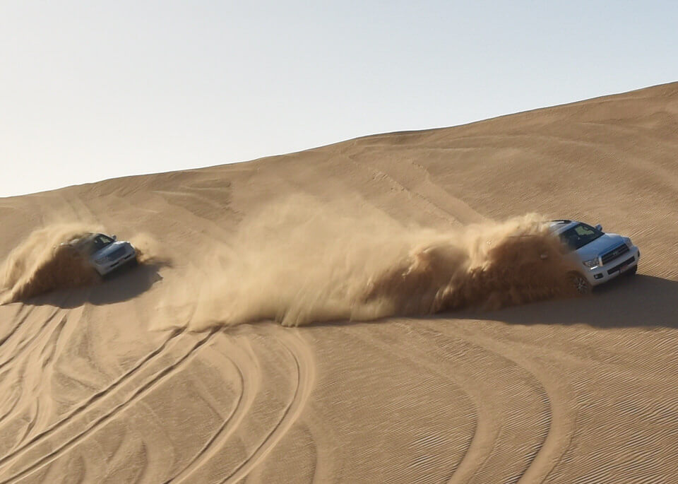 dune bashing in abu dhabi