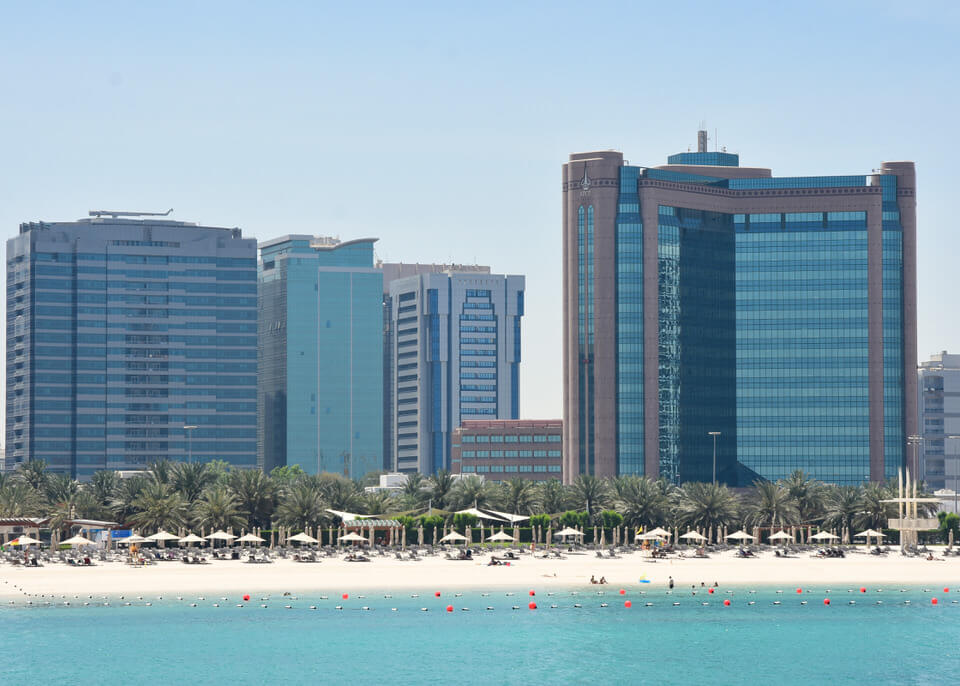 Beach in Abu Dhabi