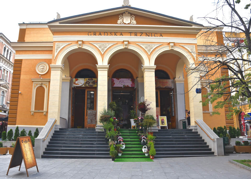 Markale market in Sarajevo