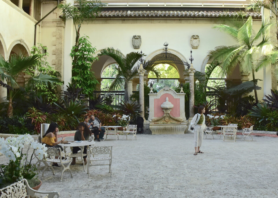 Courtyard of Villa Vizcaya