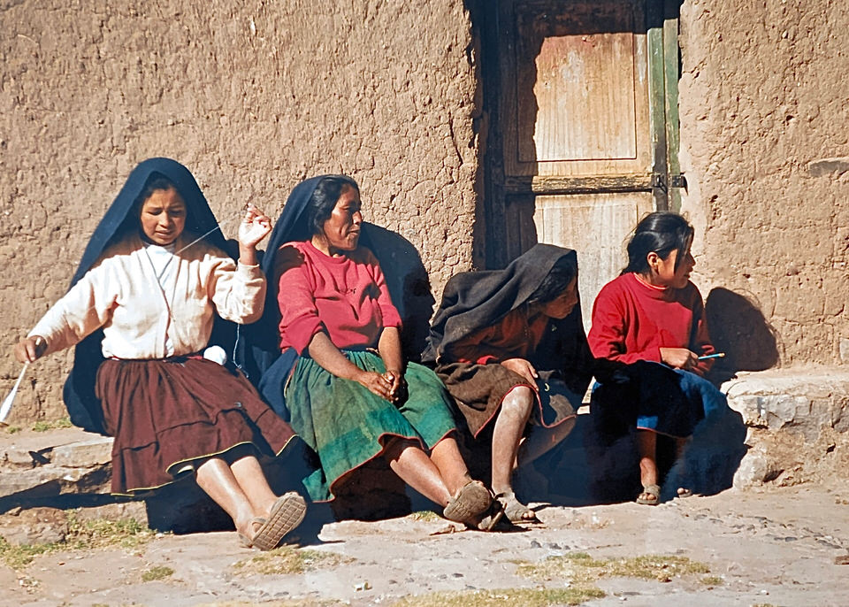 Inhabitants of Taquile Island