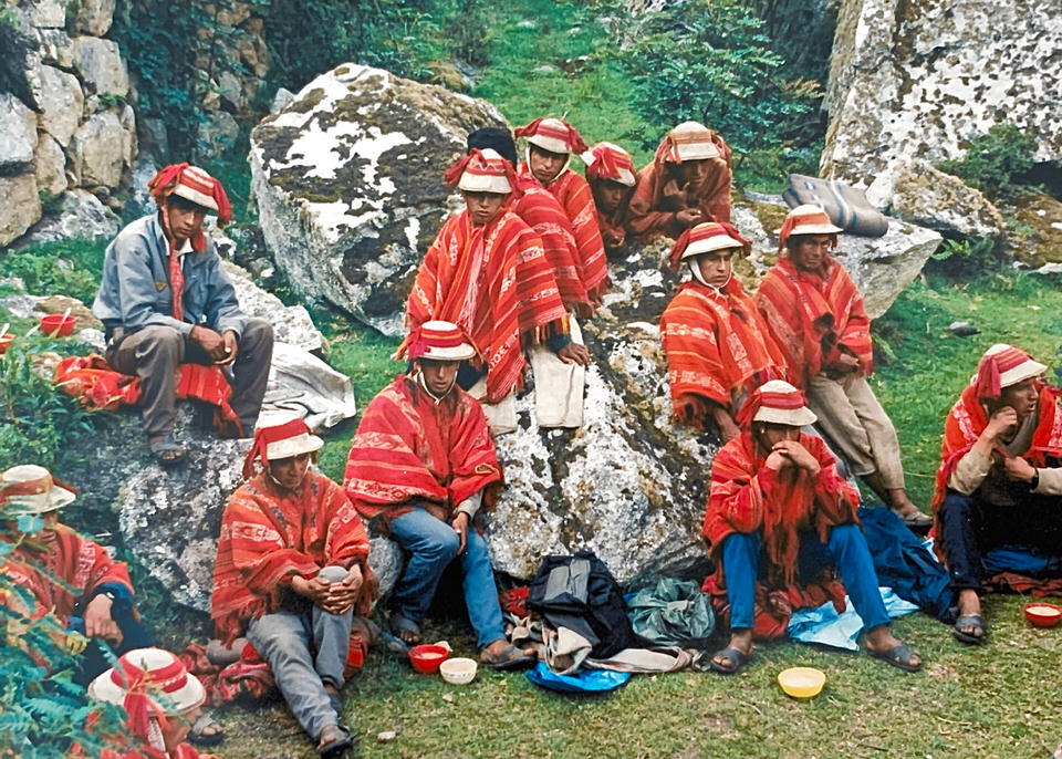 Porters during the Inca Trail
