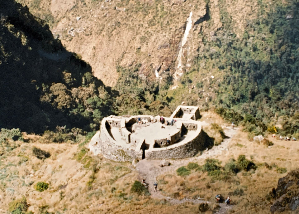 Ancient ruin on the Inca Trail