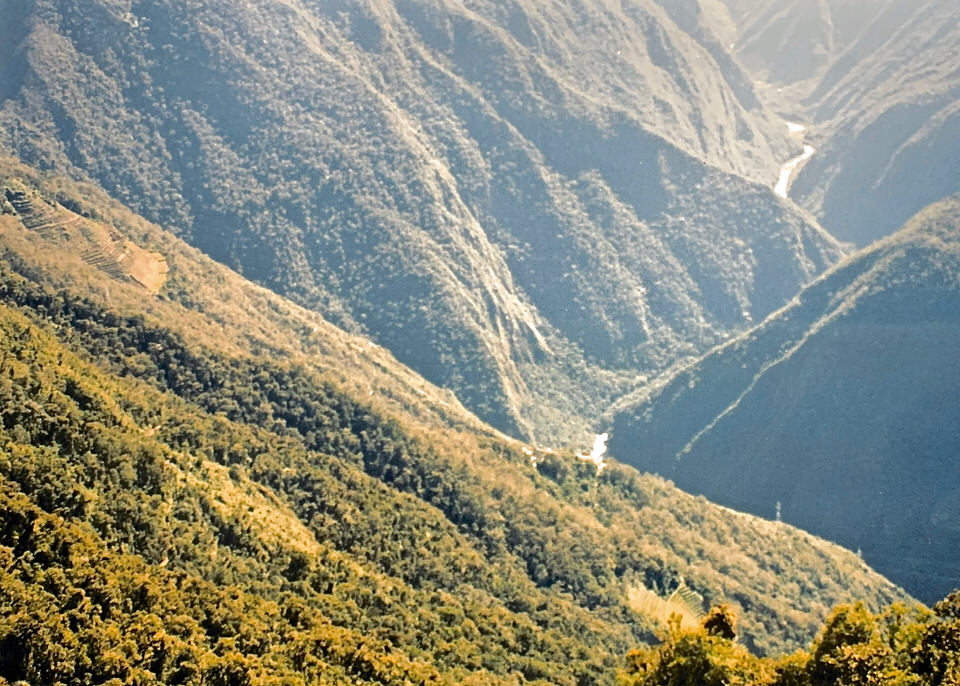 Scenery during the Inca trail