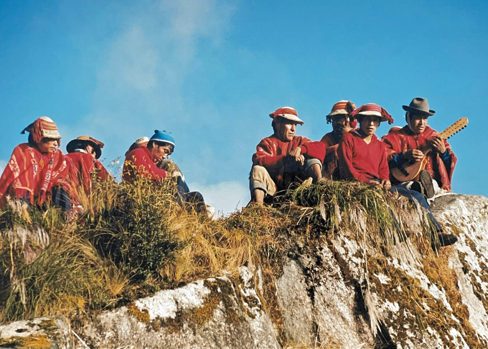 Porters during the Inca Trail