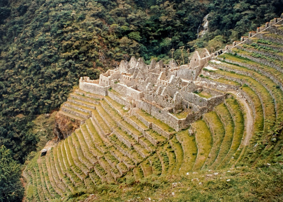 Winay Wayna ruins during the Inca Trail