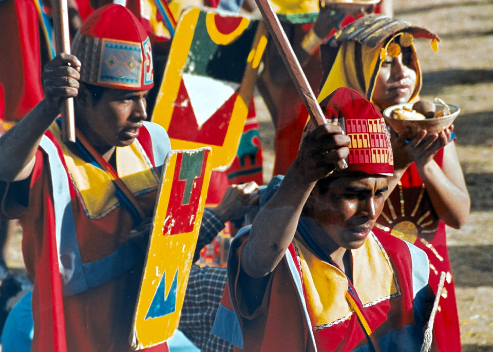 Warriors at the Inti Raymi