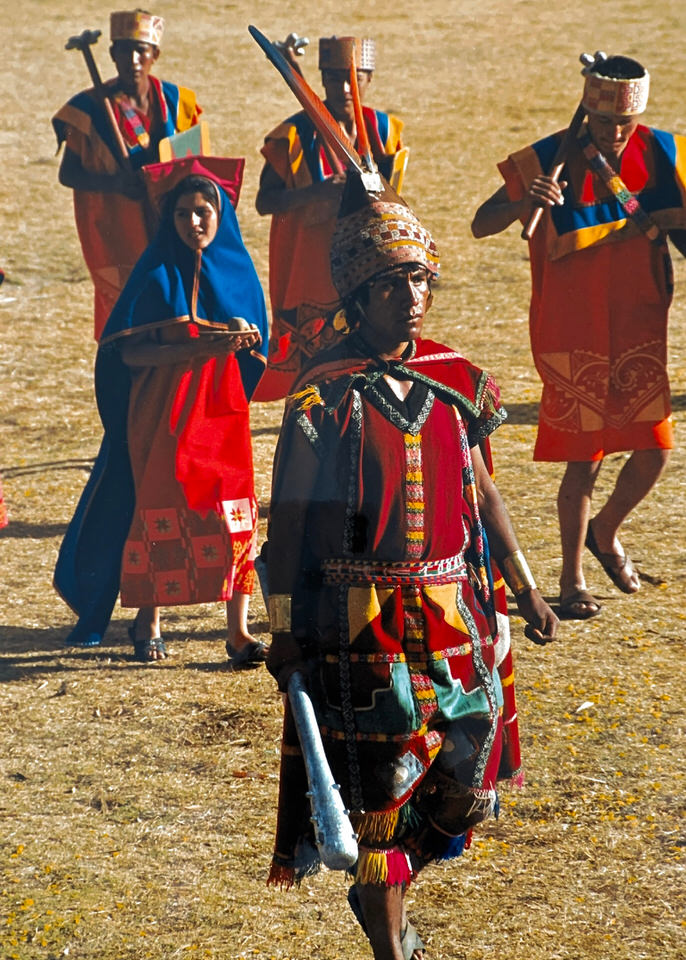 Warriors at the Inca Sun Festival