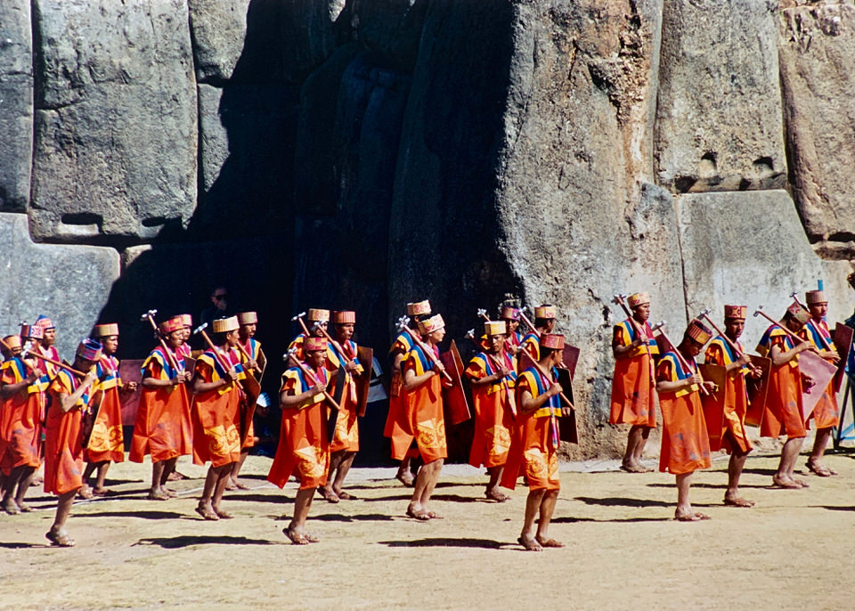 Warriors at the Inti Raymi