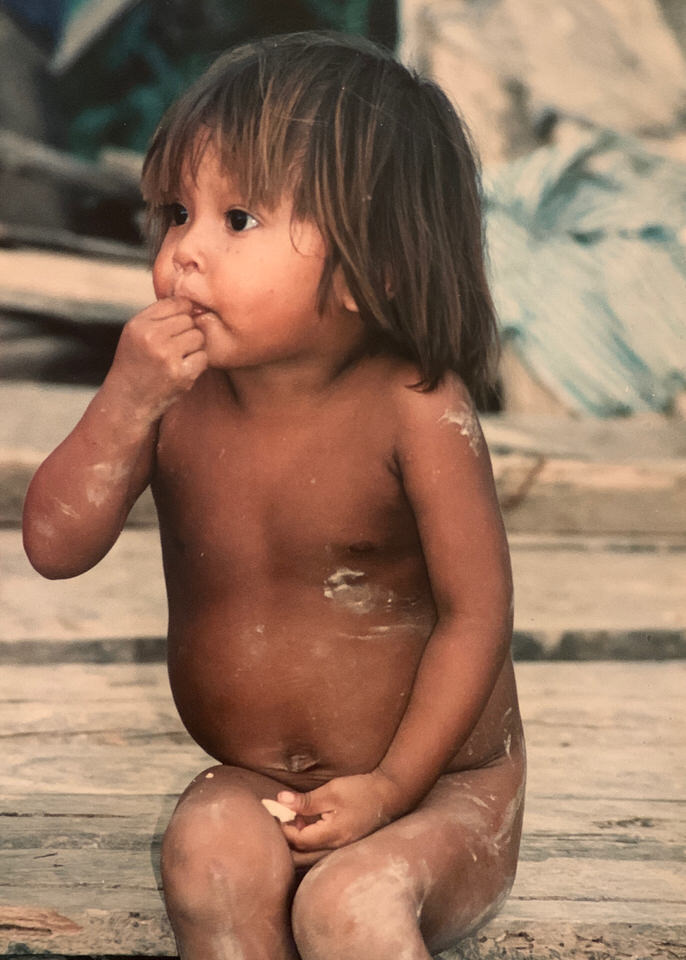 Indigenous kid of the Amazon