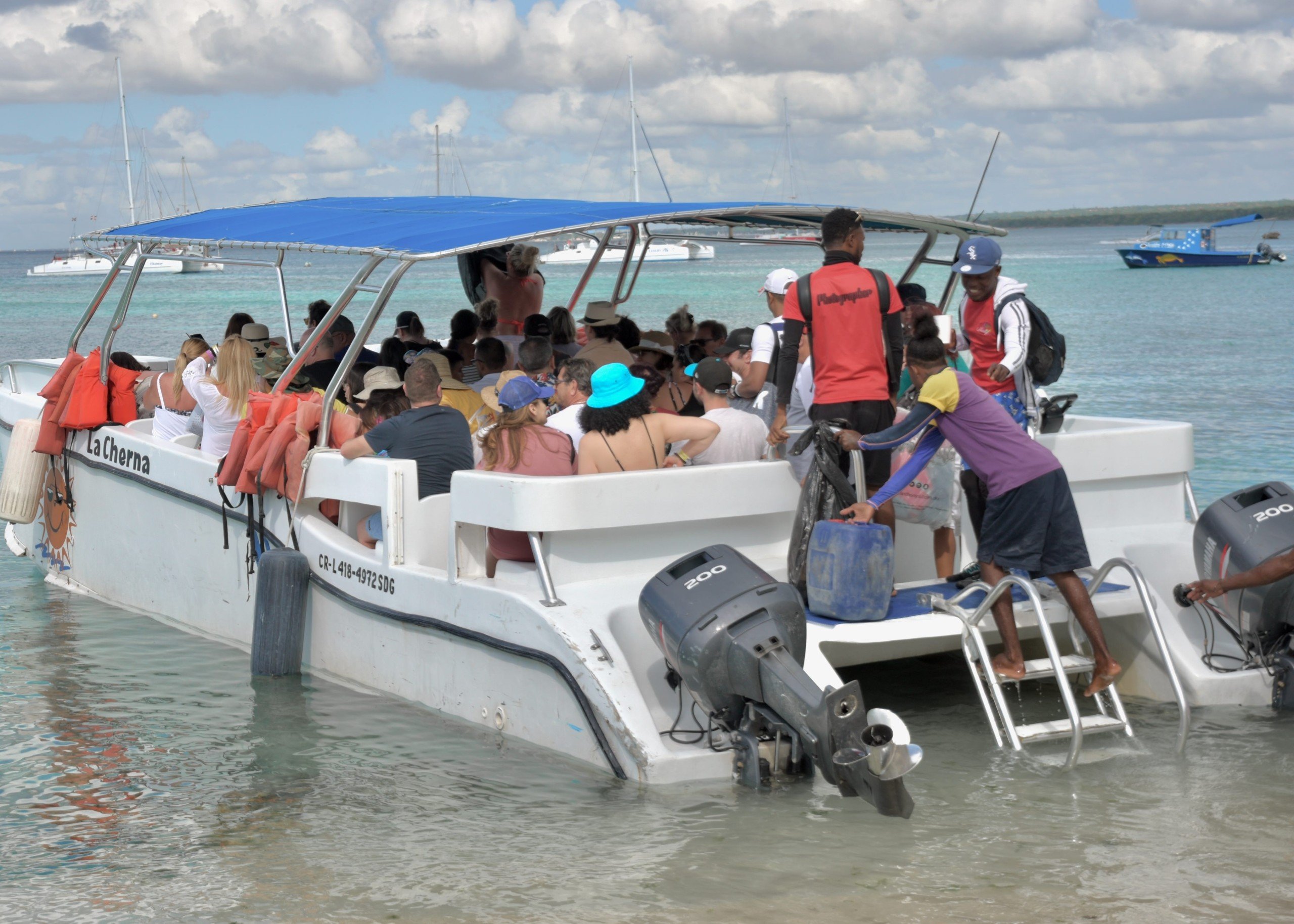 Boat trip to Saona Island