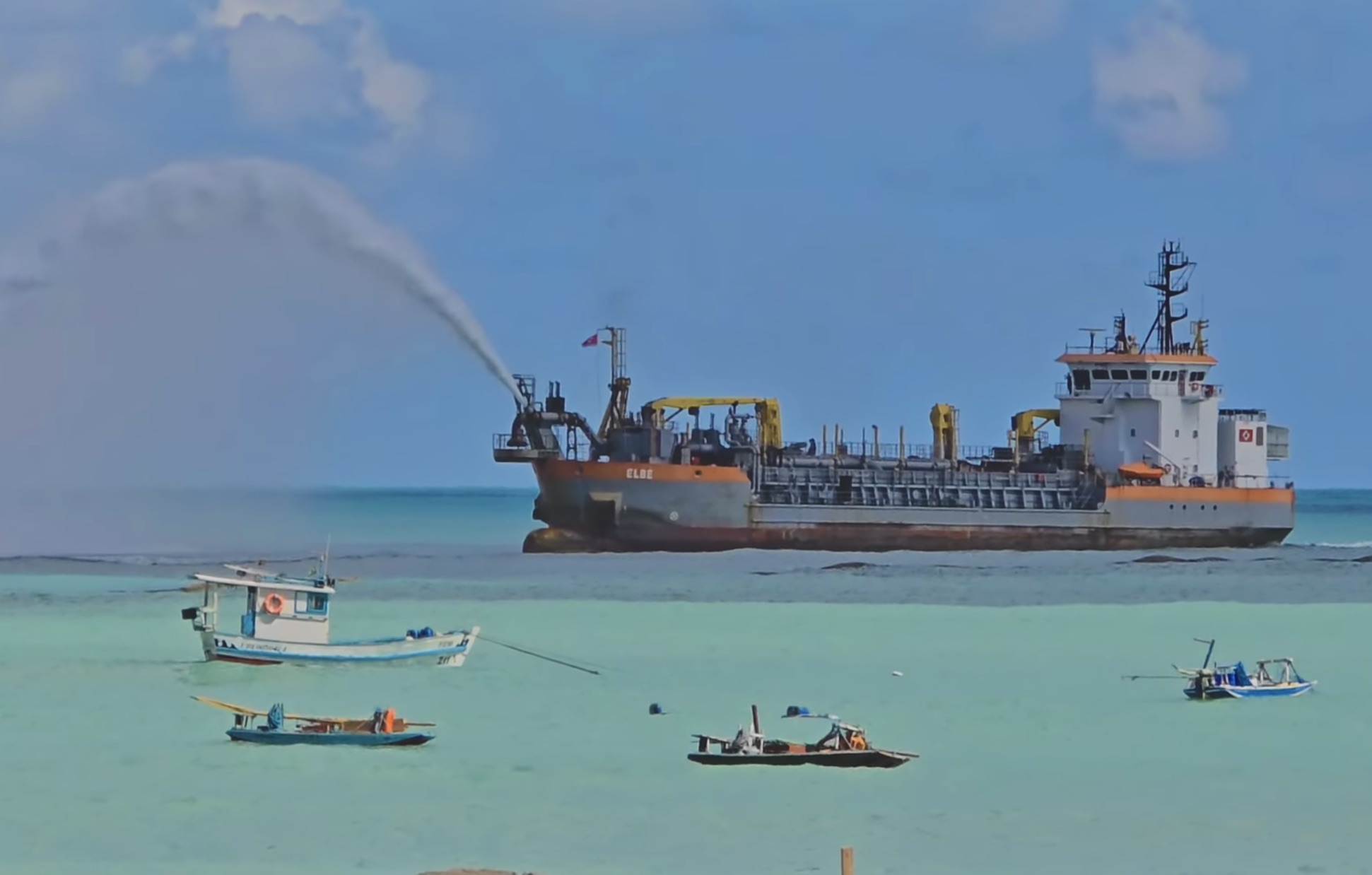 The Dutch dredge saying goodbye