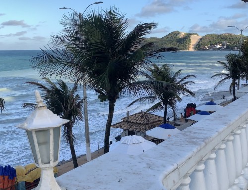 Enlargement of Ponta Negra beach in Natal, Brasil